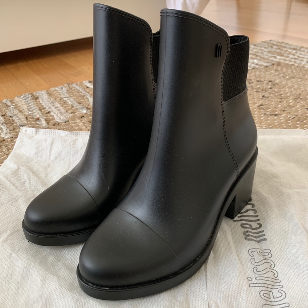 Melissa Black Ankle Boots